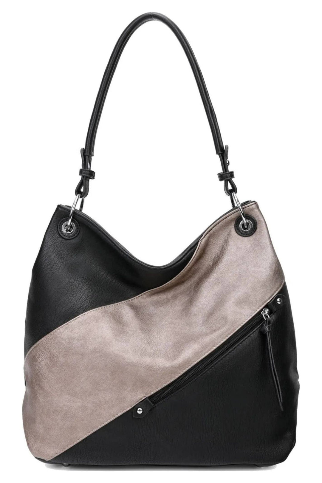 Boho Slouch Shoulder Bag Black