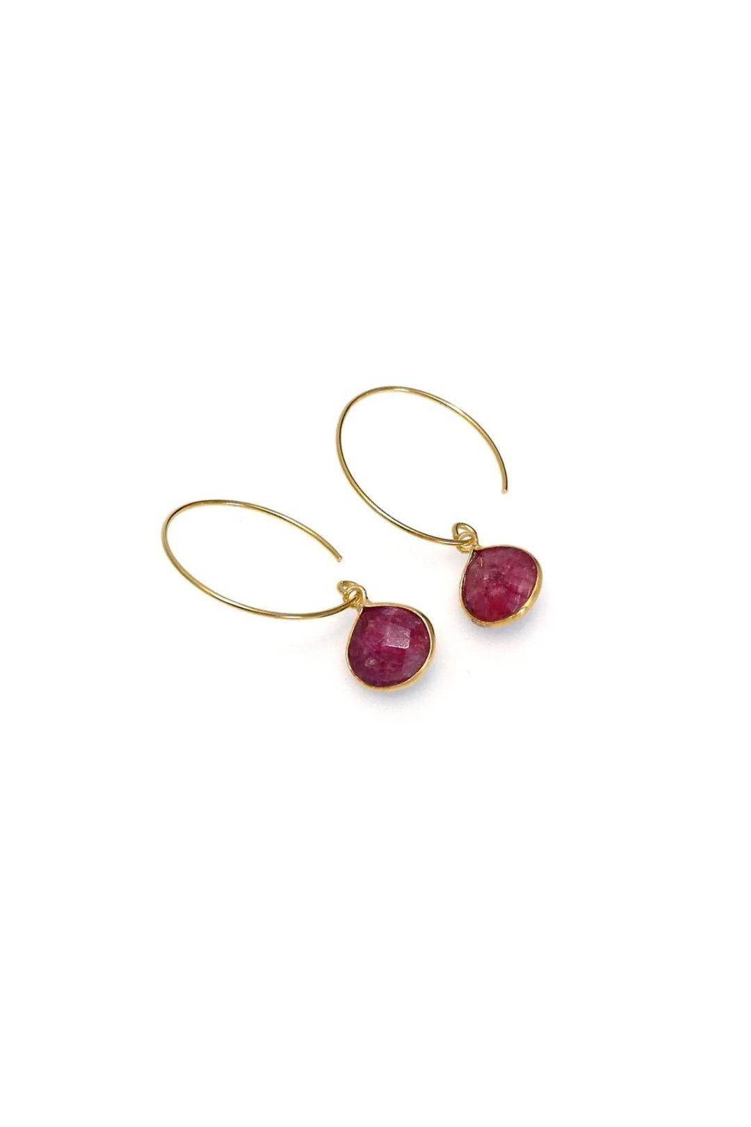 Annabella Moore LFE08-DO Ruby in Zoisite Earrings