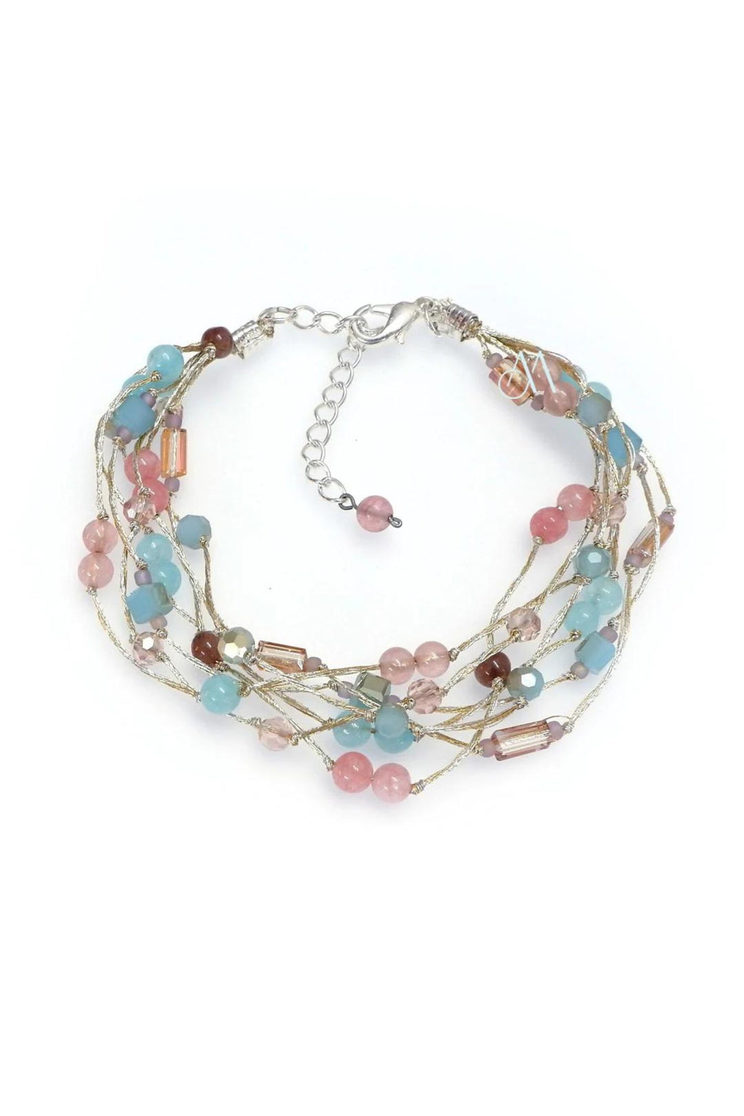 Annabella Moore SKB04-PU Cherry Quartz Bracelet