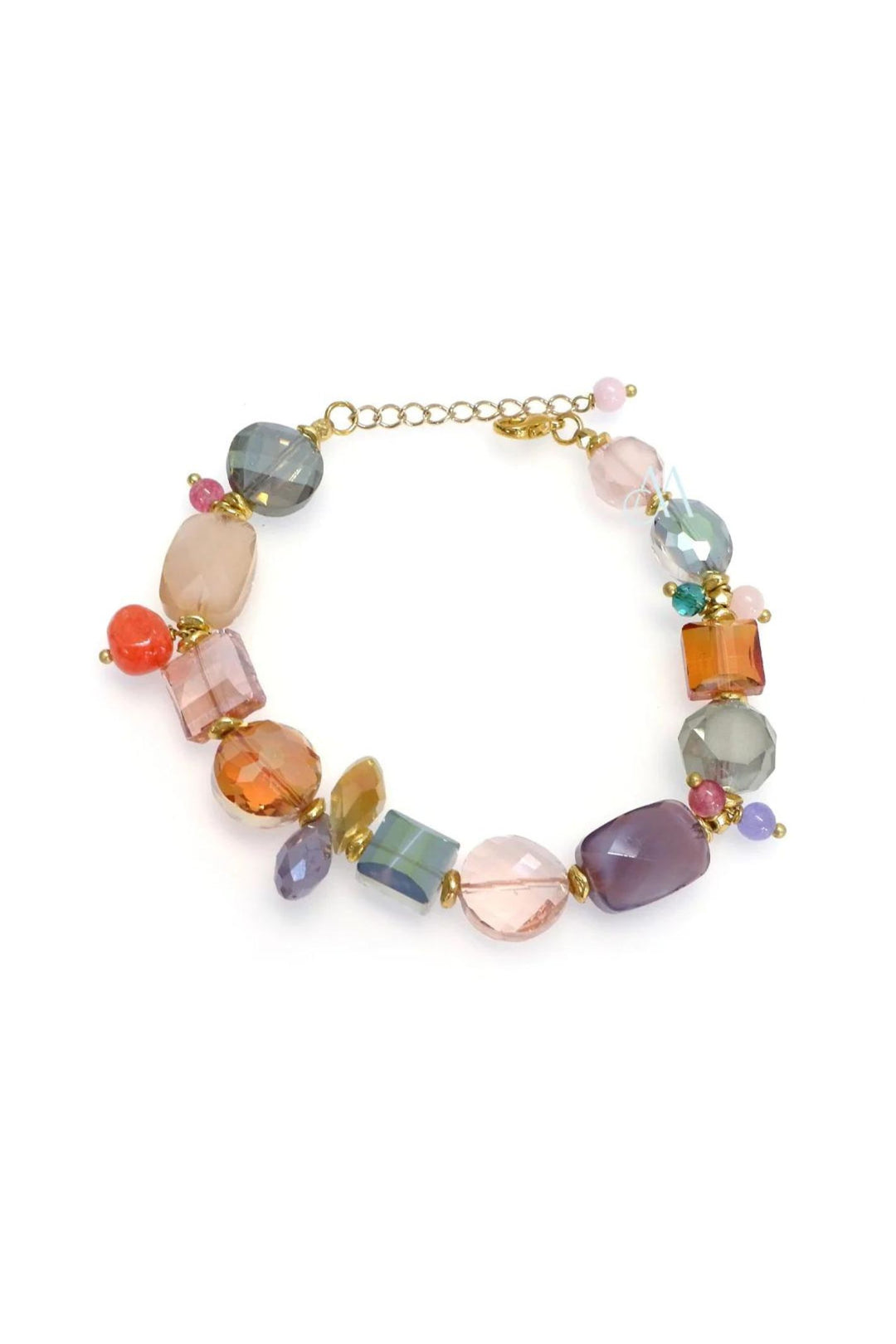 Annabella Moore SKB29 Jade Crystal Bracelet