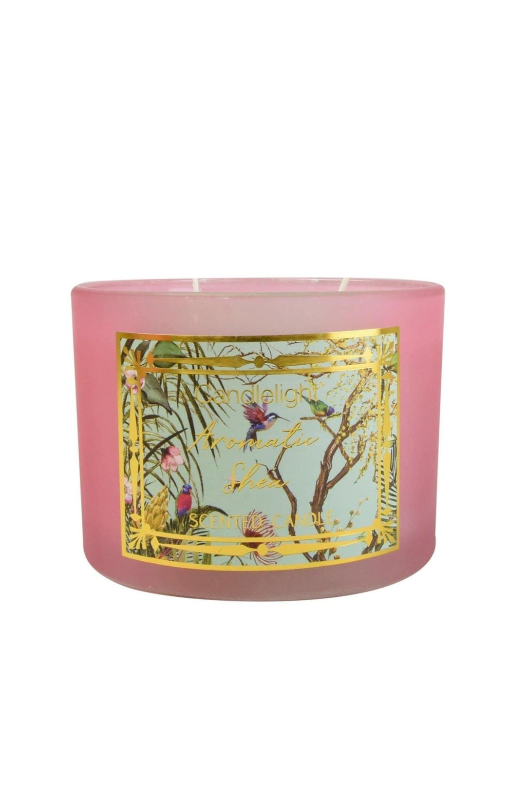 Candlelight Chinoiserie 2 Wick Wax Filled Candle Pot