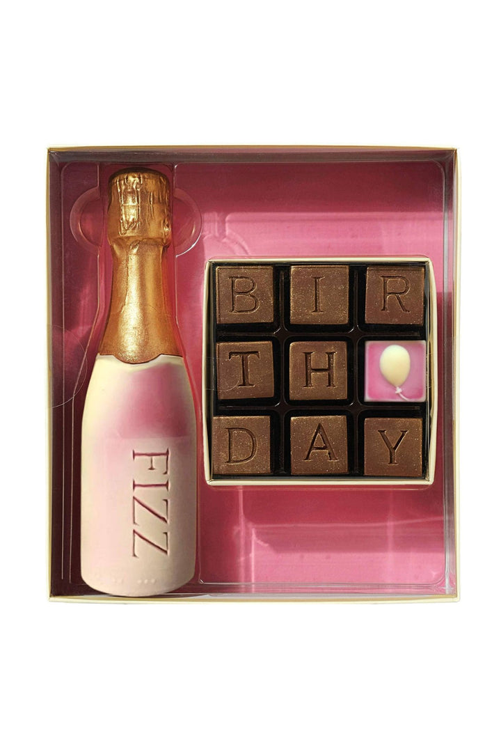 Choc On Choc Chocolate Birthday And Fizz Gift Box