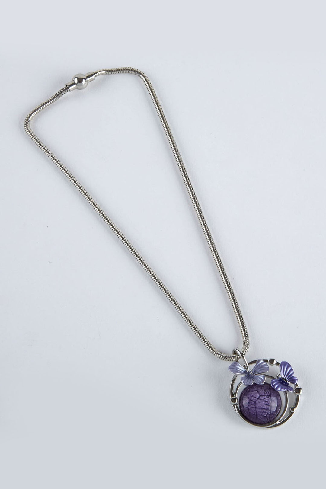 Dante NL48119 Lilac Butterfly Necklace