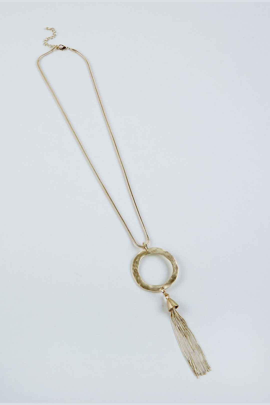 Dante NL48365 Antique Gold Tassel Drop Necklace