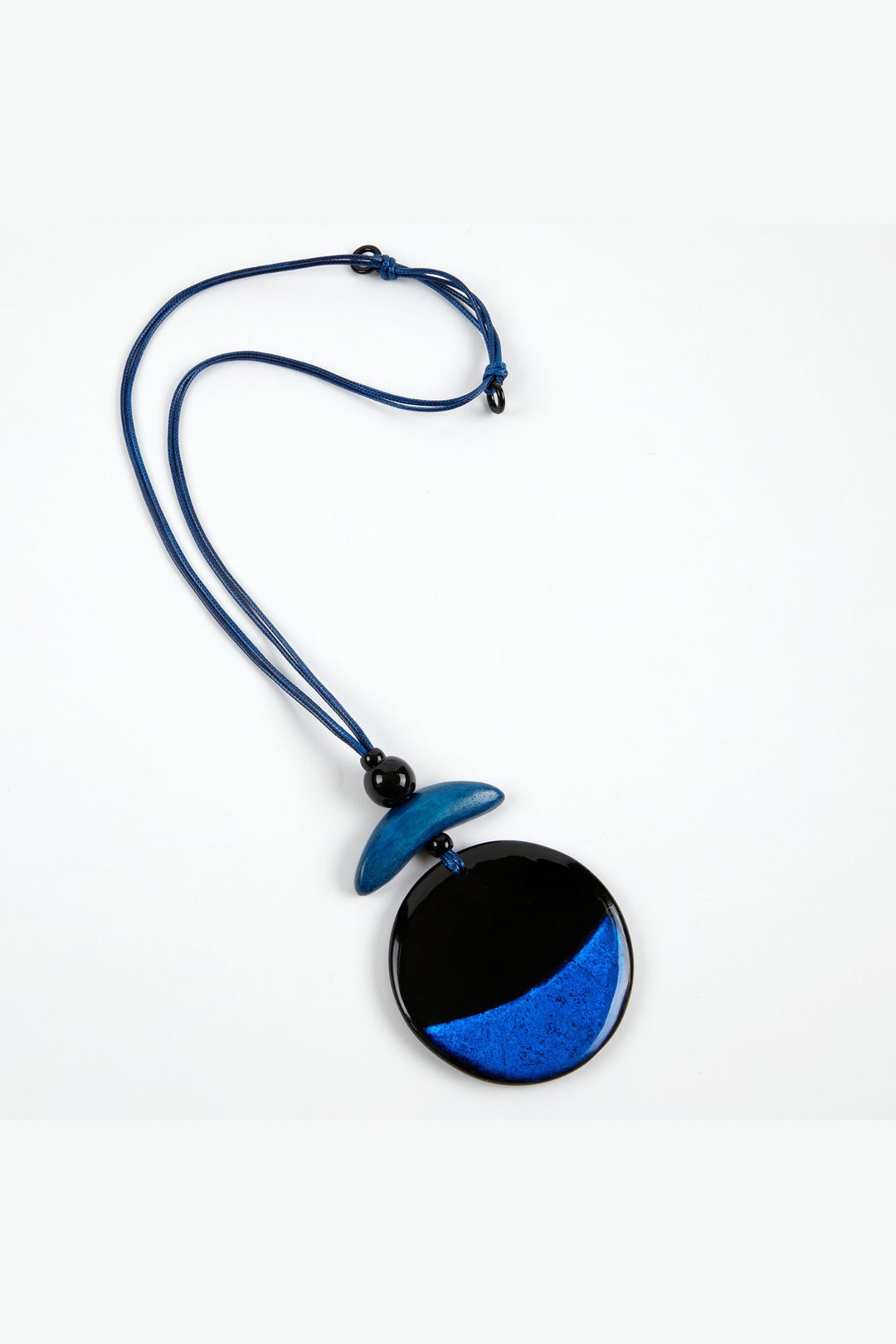 Dante NL5657 Cobalt Disc Necklace