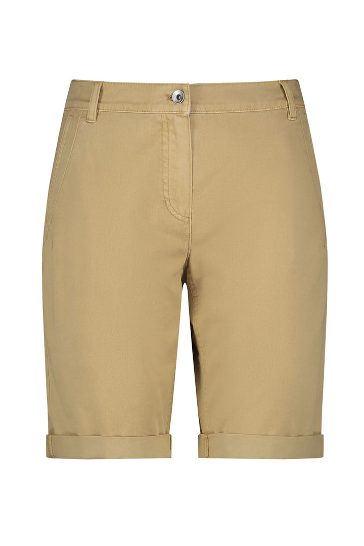 Gerry Weber 222135 Dune Cotton Shorts - Experience Boutique