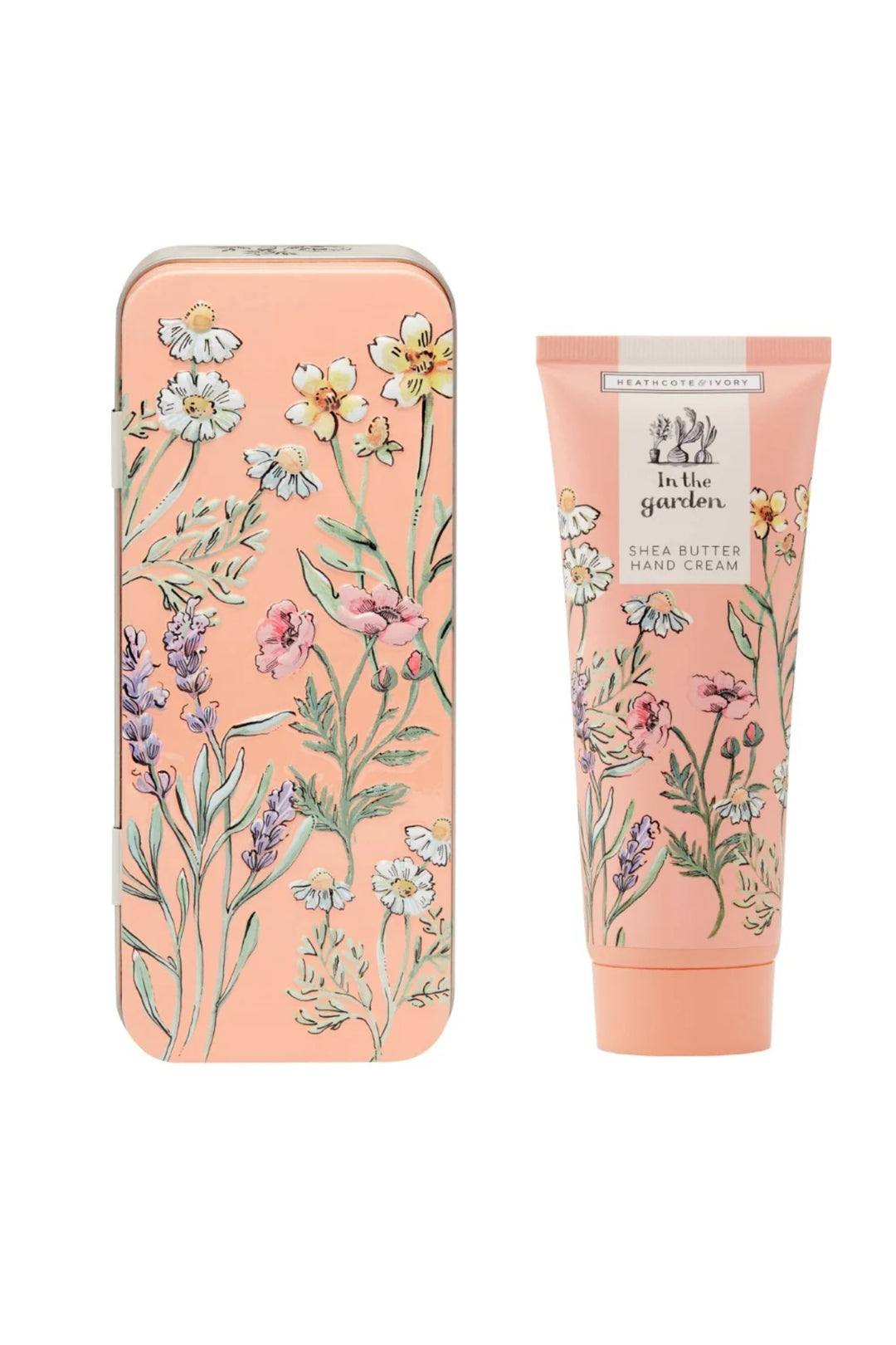 Heathcote & Ivory In The Garden Hand Cream in Embossed Tin
