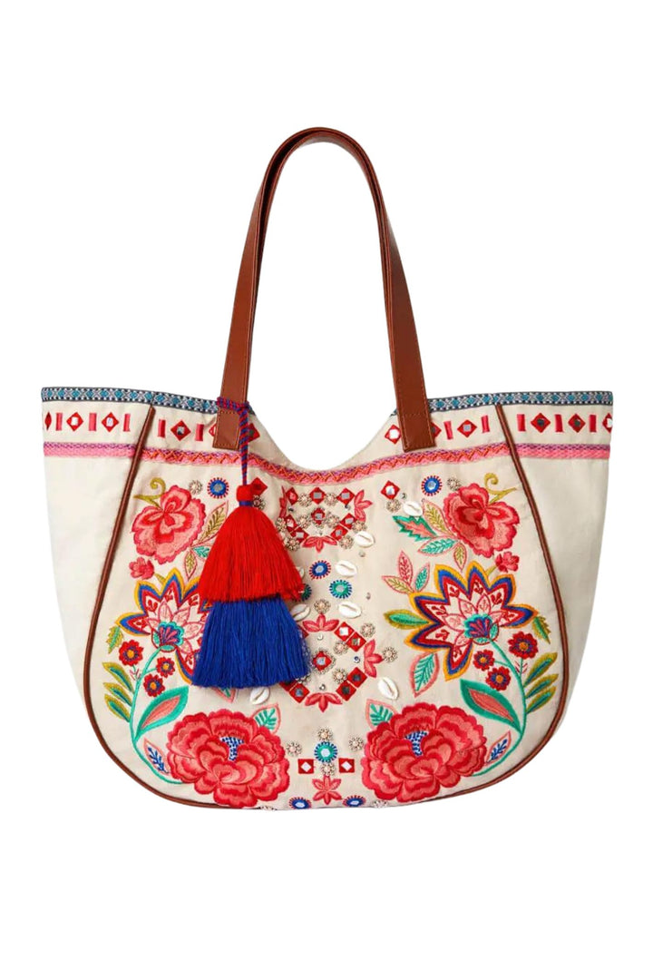 Joe Browns AE006 Tropical Shores Embroidered Bag