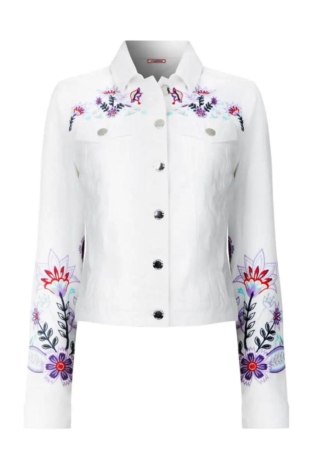Joe Browns WJ648A Forever Free White Embroidered Jacket