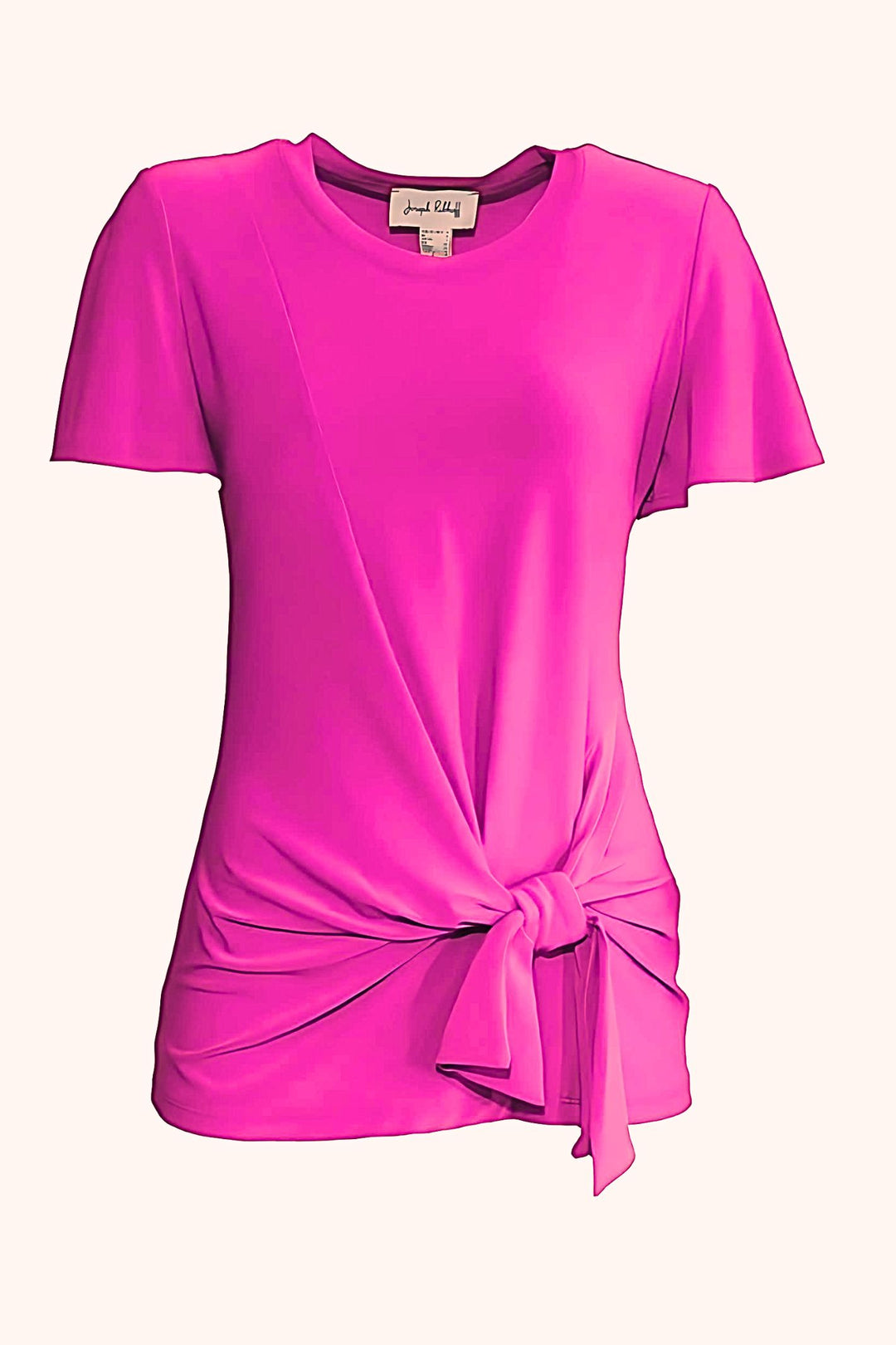 Joseph Ribkoff 231120 Dazzle Pink Ruched Top