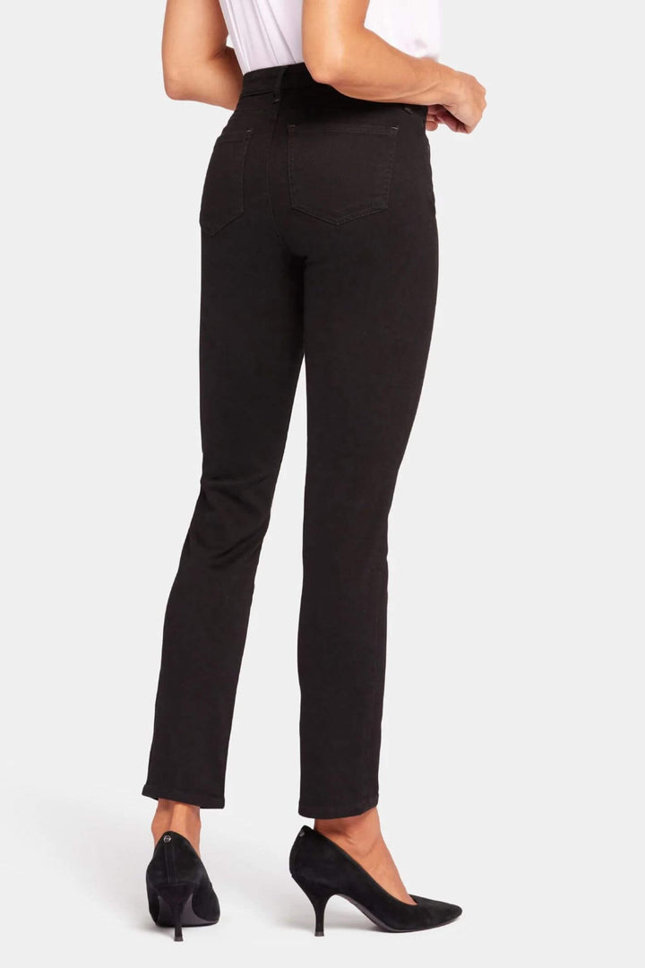 NYDJ Sheri MNBBSS8518 Black Denim Slim Leg Jeans