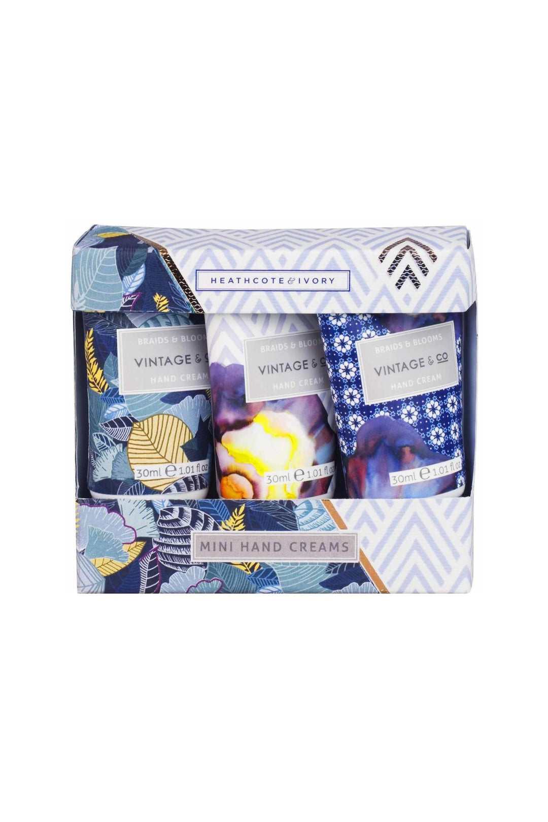 Vintage & Co Braids & Blooms Mini Hand Creams Trio
