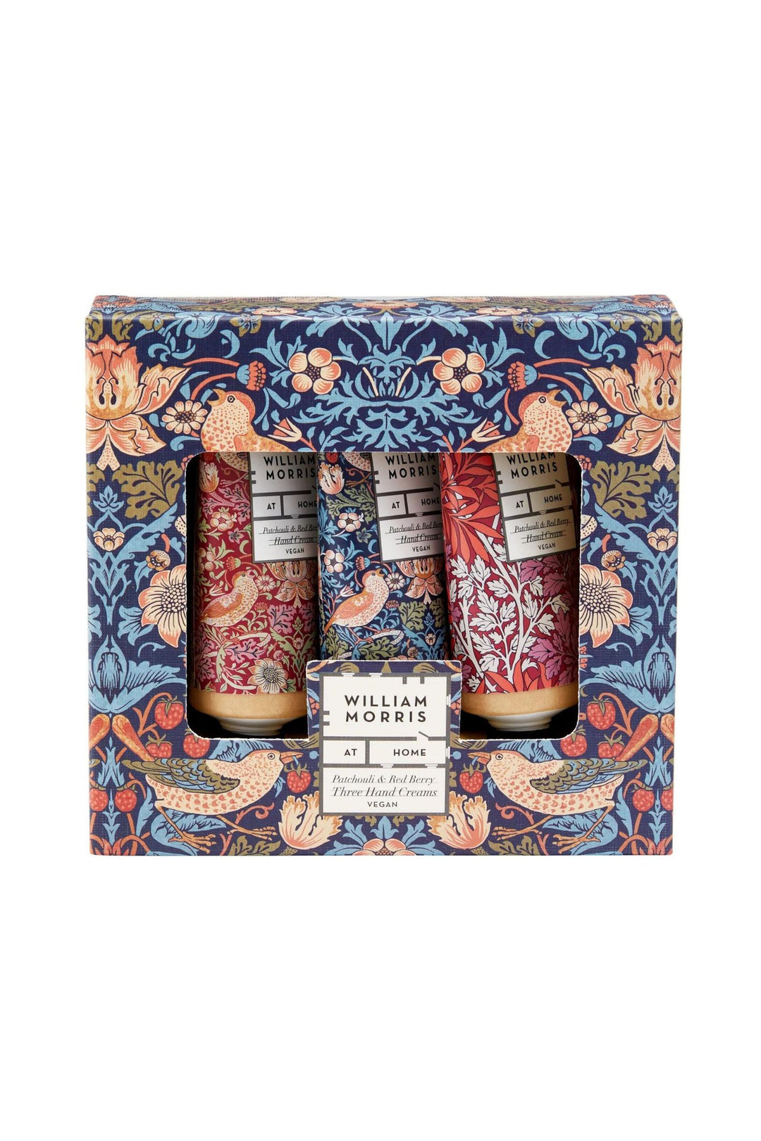 William Morris Strawberry Thief Patchouli & Red Berry Hand Cream Set