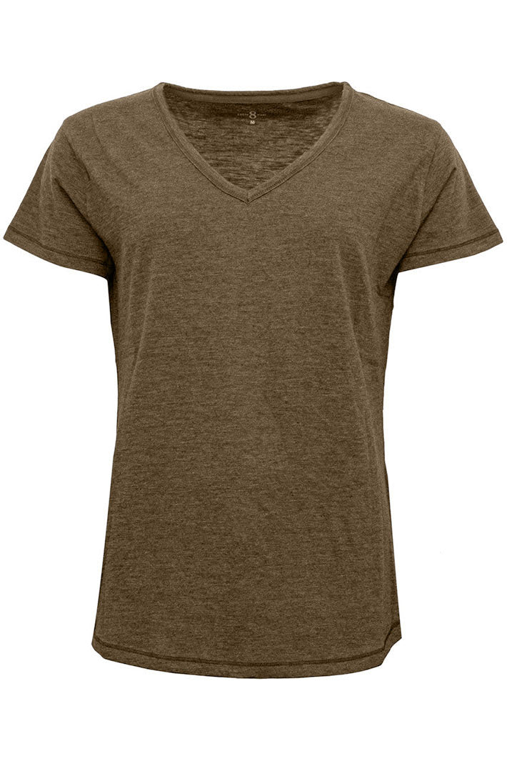 Costa Mani CMB505 Khaki V-Neck T-Shirt - Experience Boutique