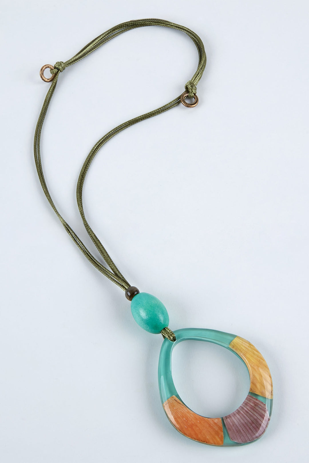 Dante NL5668 Turquoise Shell Necklace - Experience Boutique