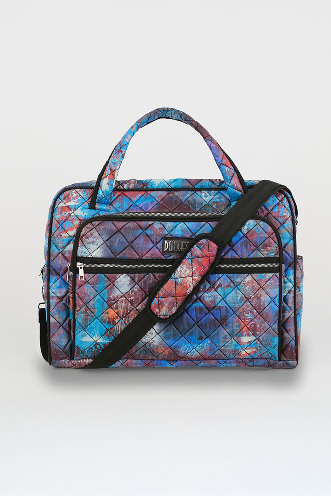 Dolcezza 75972 Blue City Print Weekender Bag