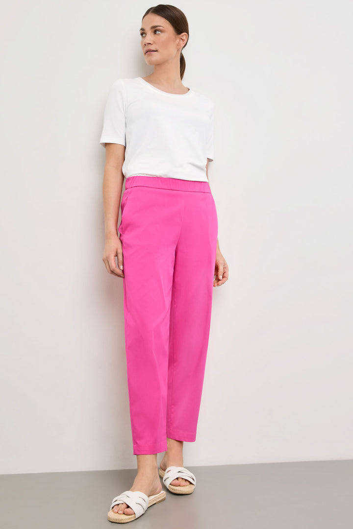 Gerry Weber 222069 Solar Pink Pull-On Trousers - Experience Boutique