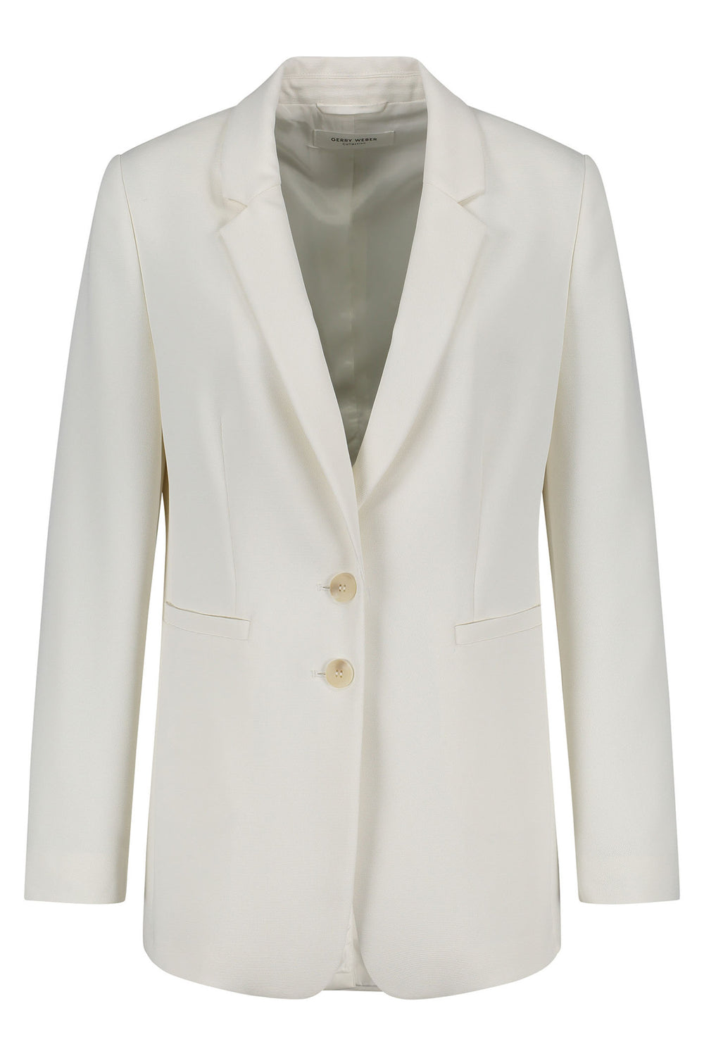 Gerry Weber 330046 Off White Two Button Jacket - Experience Boutique