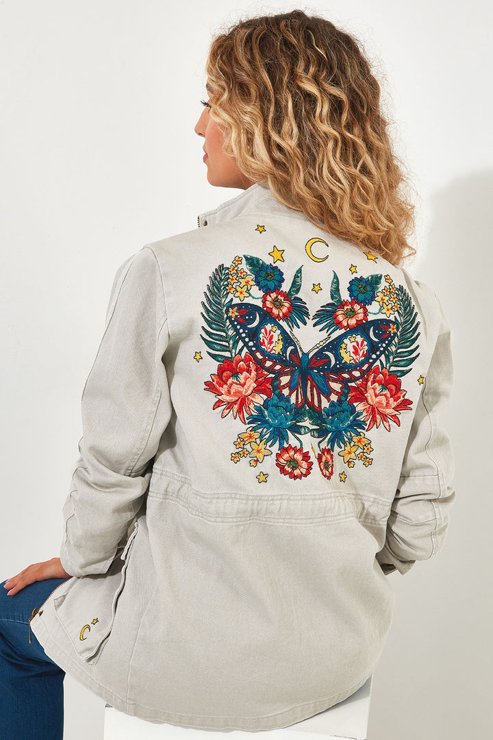 Joe Browns WJ645A Layla's Stone Embroidered Boutique Jacket - Experience Boutique