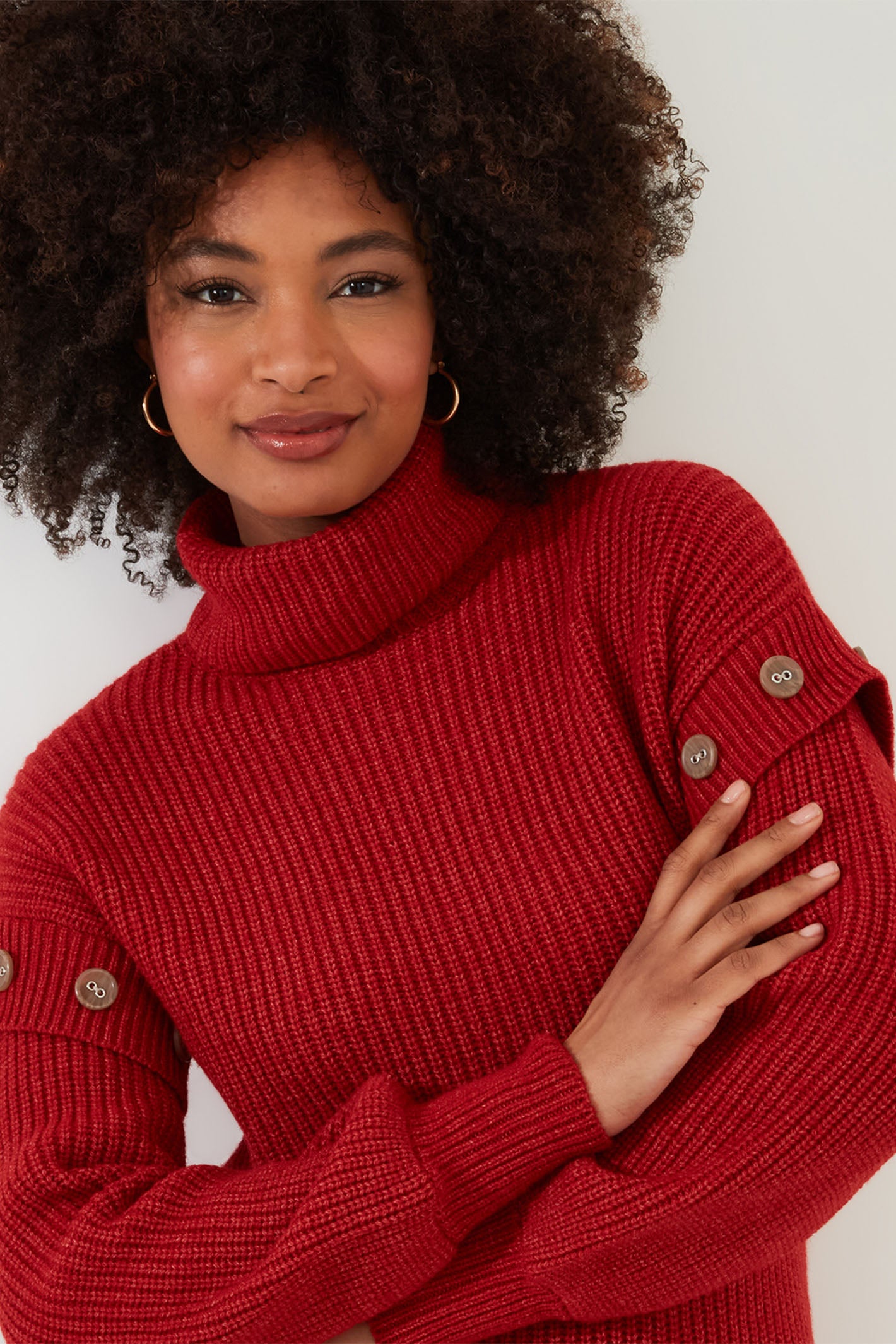 Joe Browns WK739 Burnt Orange Autumn Days Jumper Experience Boutique