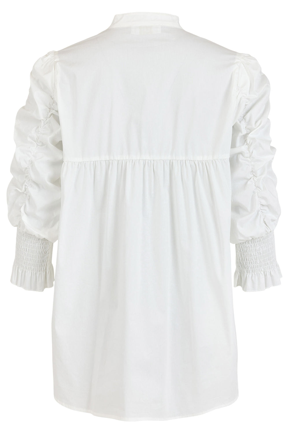 Noen 86180 12 Off White Ruffle Sleeve Shirt - Experience Boutique