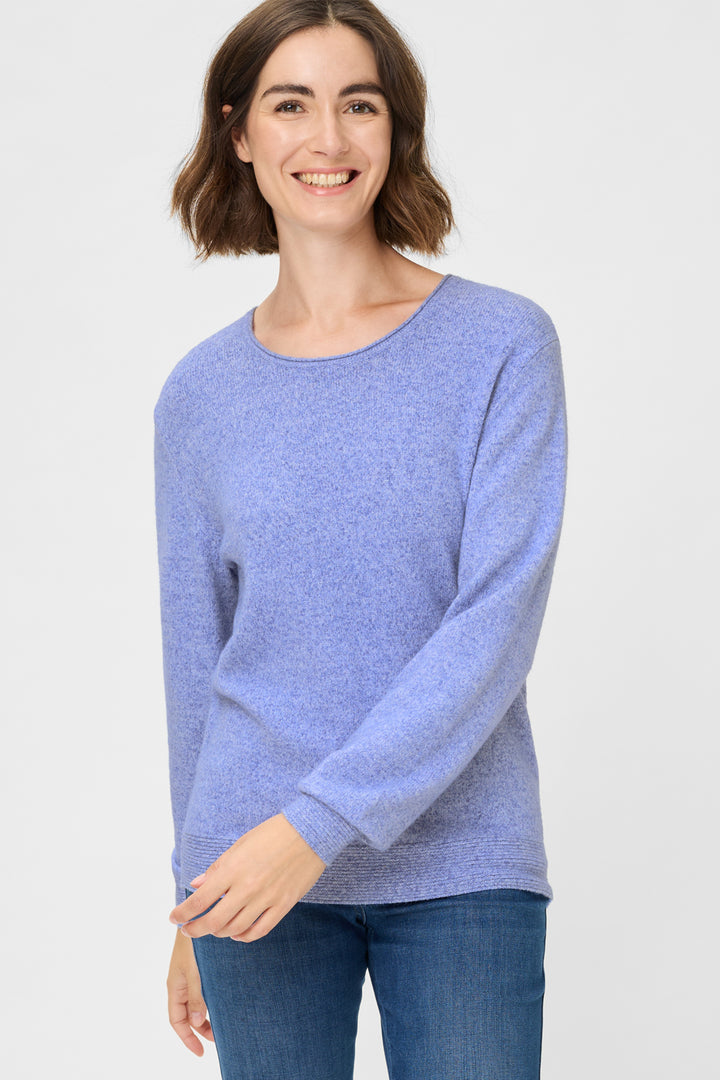 Olsen 11000585 Cobalt Melange Soft Knit Jumper