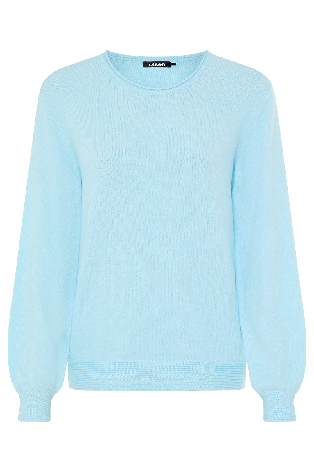 Olsen 11000585 Satin Blue Knited Jumper