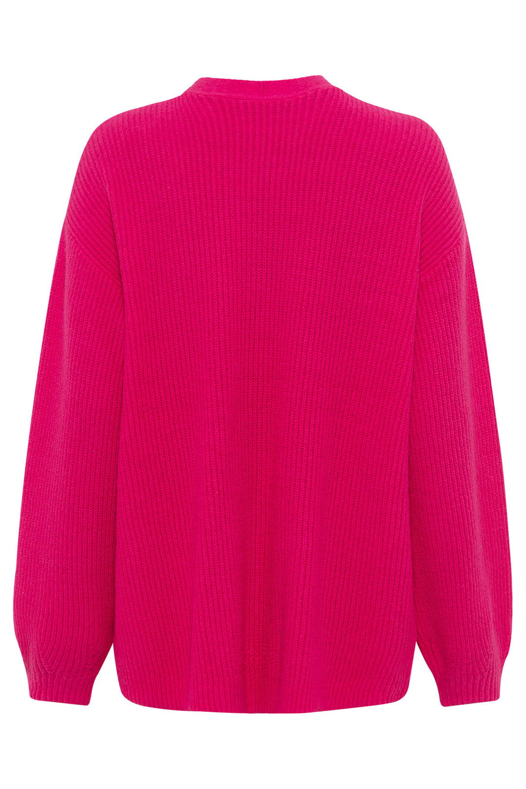 Olsen 11004131 Vivid Pink Open Front Cardigan - Experience Boutique