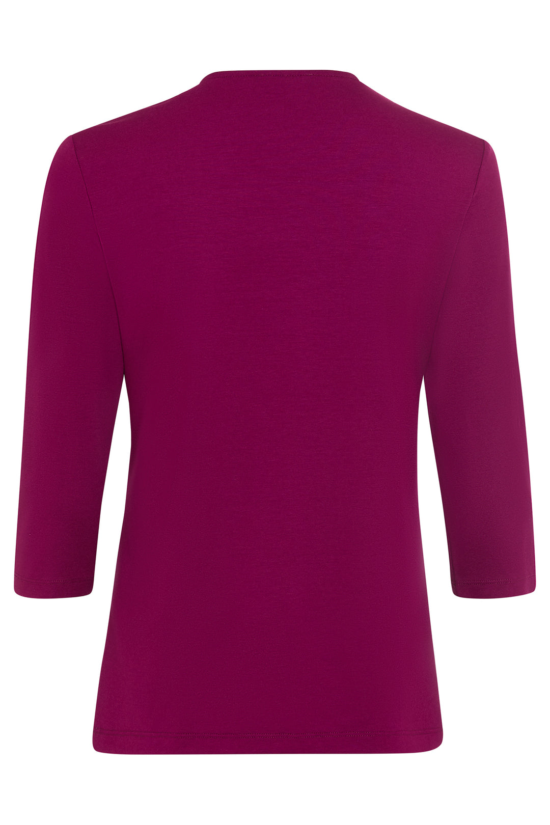 Olsen 11100607 Boysenberry Pink V-Neck T-Shirt