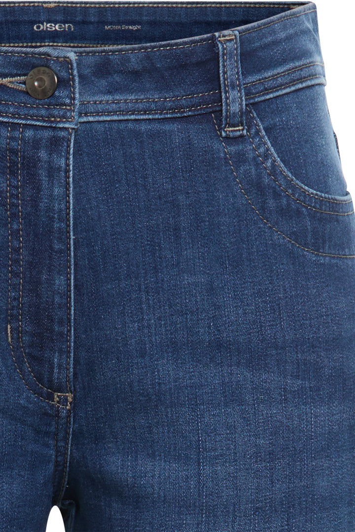 Olsen 14002469 Denim Blue Straight Leg Jeans