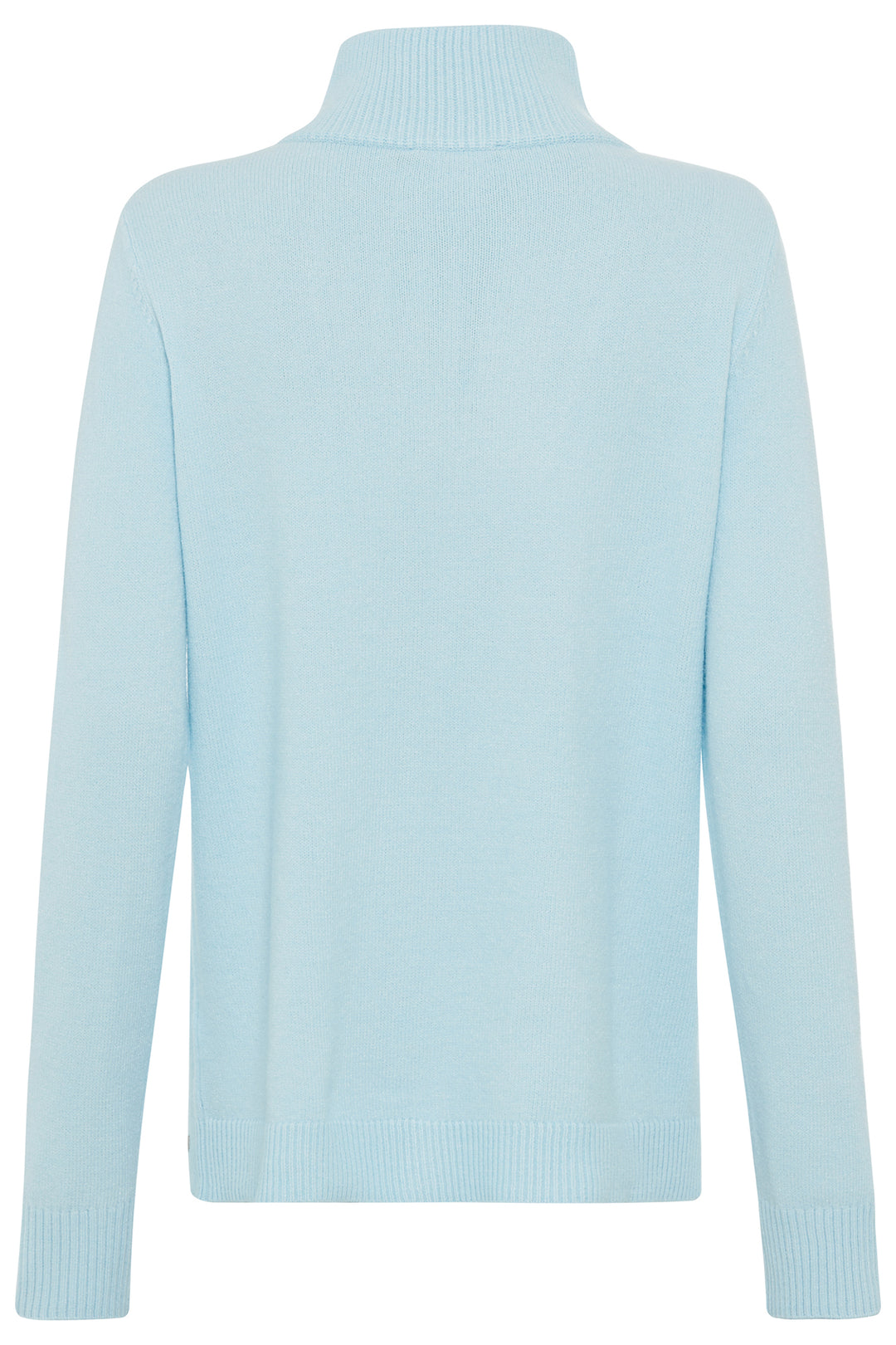 Olsen Sky Blue Funnel Neck Long Sleeve Jumper 11004655 41296 - Experience Boutique