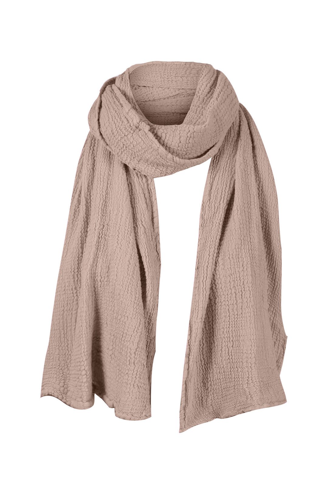 Onelife A523 Shawl Taupe Cotton Shawl - Experience Boutique