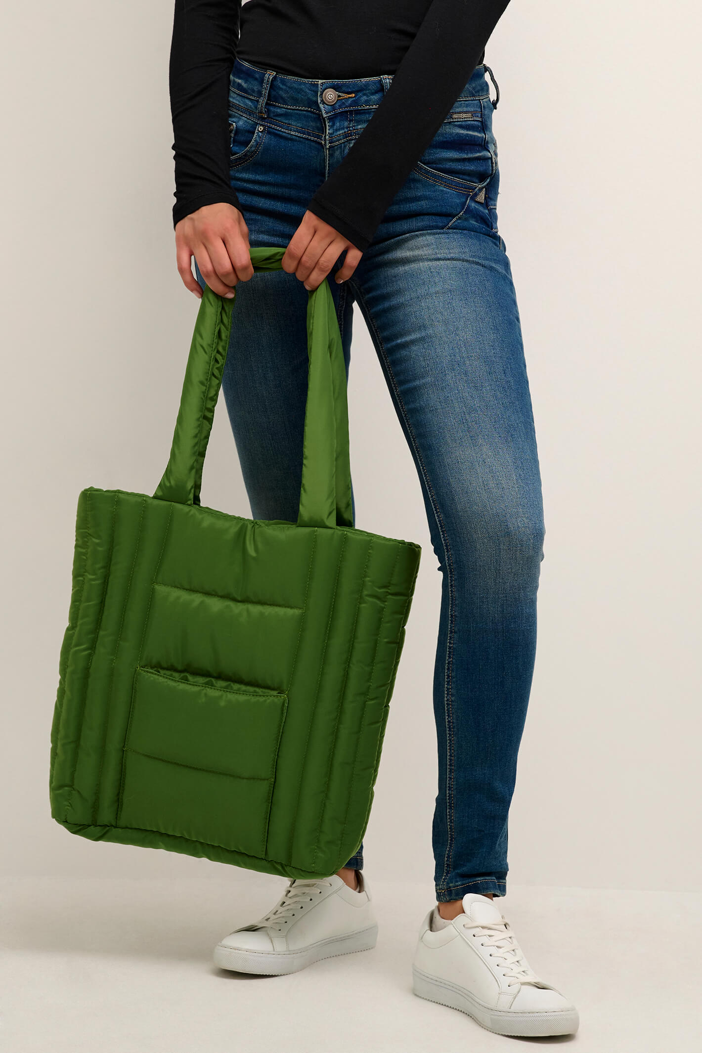 Cream Clothing CRSleigh Flourite Green Quilted Bag Experience