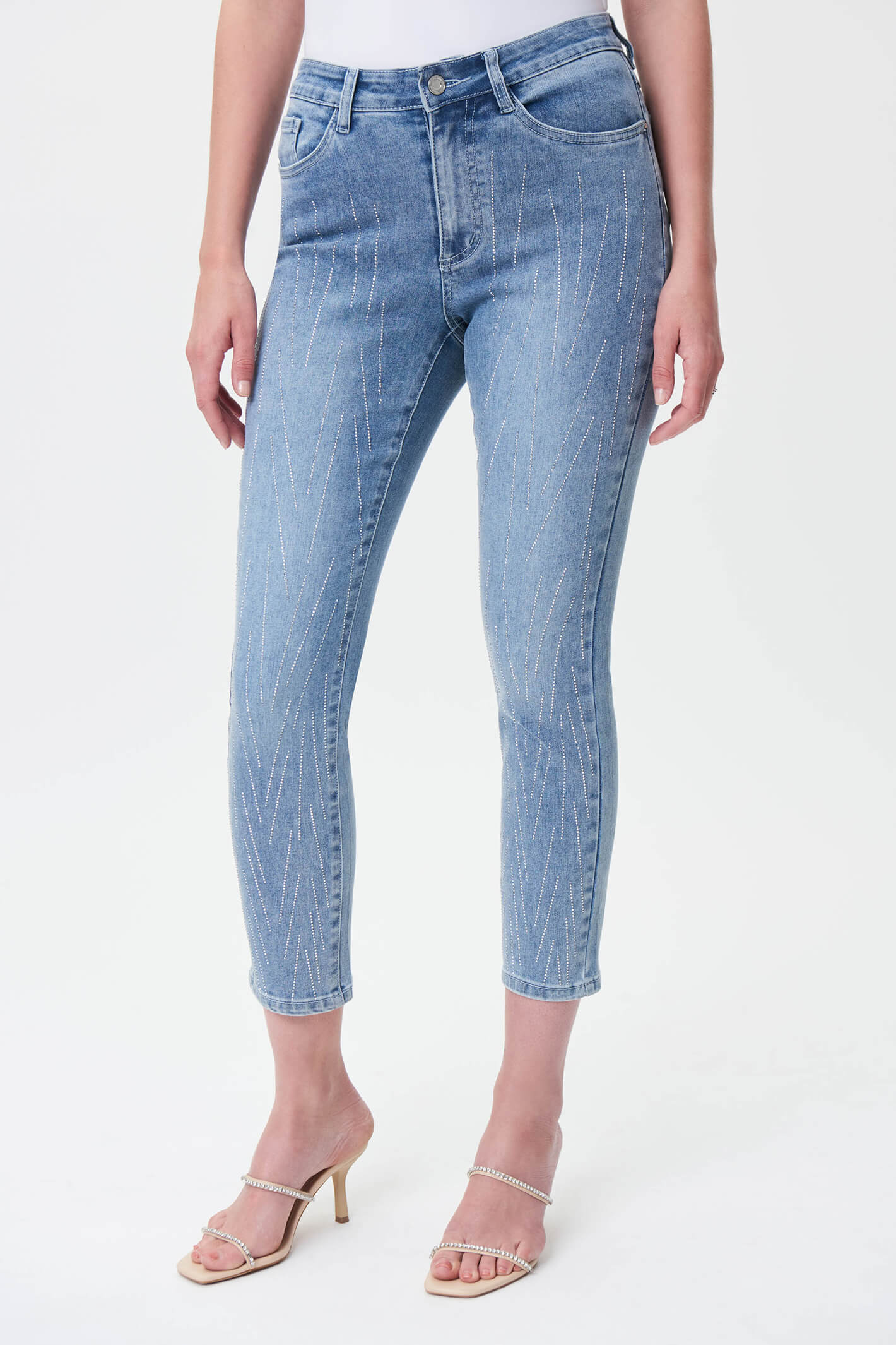 Joseph Ribkoff 232917 Vintage Blue Denim Jeans Experience