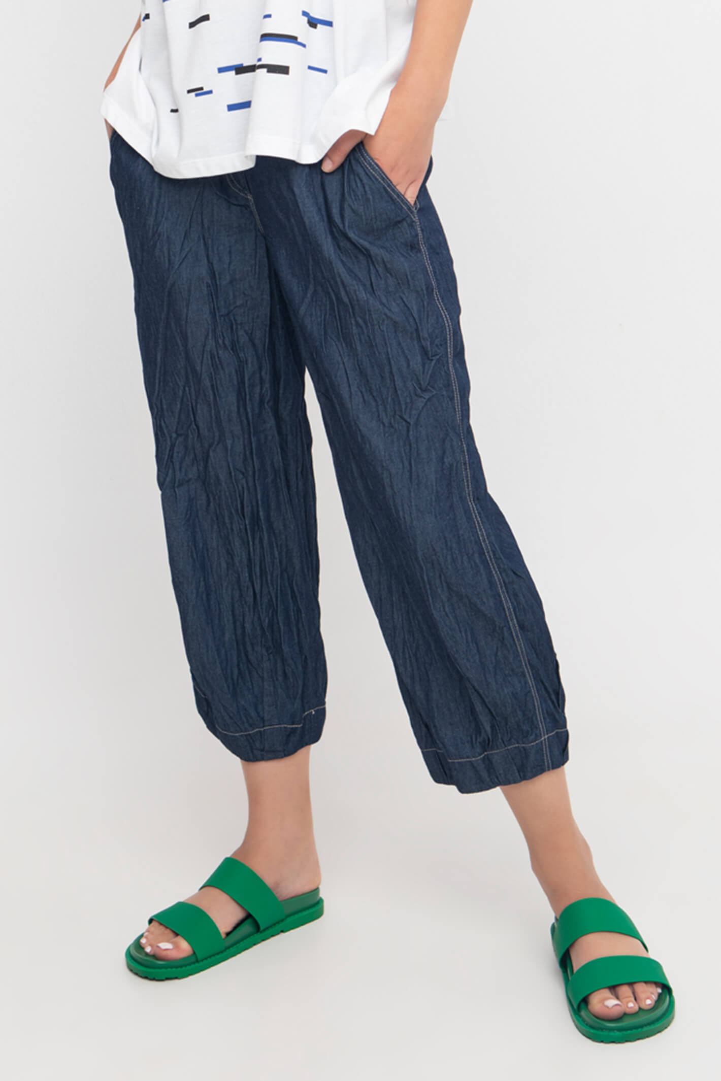 Ozai N Ku Erebus Wide Trouser, Black Denim