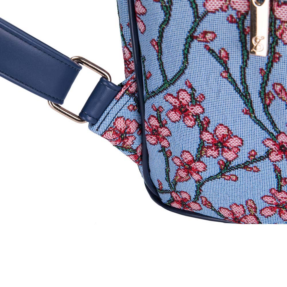 Blue V&A Licensed Almond Blossom and Swallow Daypack