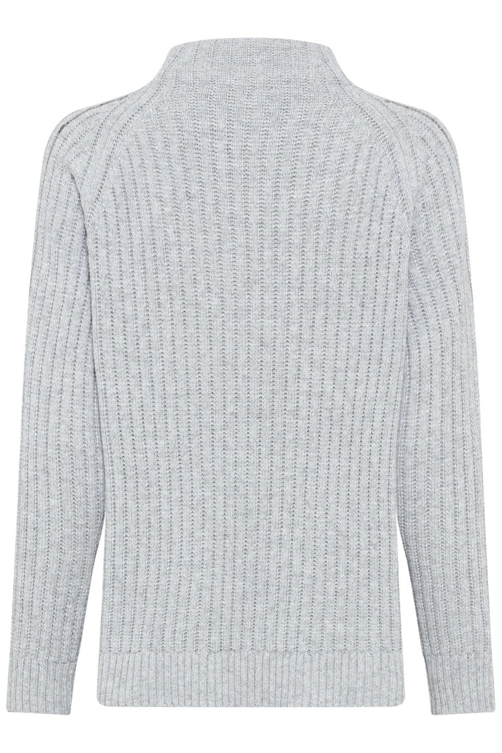 Olsen 11004504 Pearl Grey Knit Jumper Designer Collection