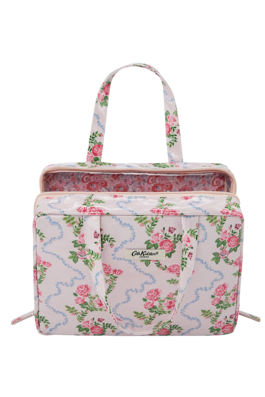 Cath Kidston Flutter Rose Two Part Wash Bag with Handles