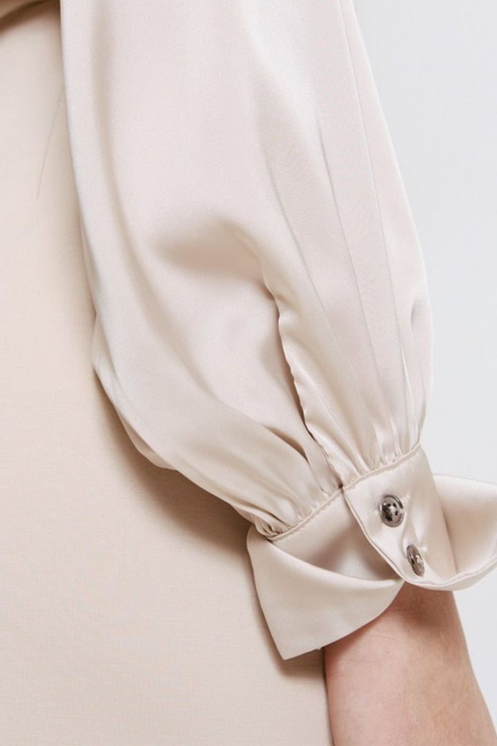 Access Fashion 7055 Gold Satin Shirt