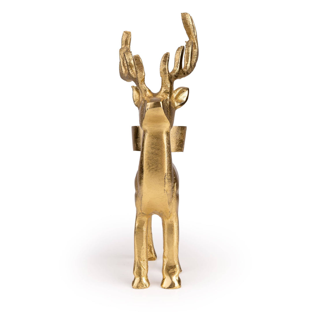 Metal Tall Reindeer Tealight Holder