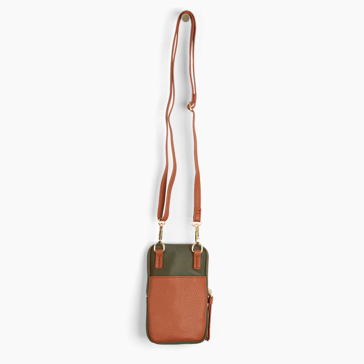 Khaki Ivy Crossbody Phone Bag