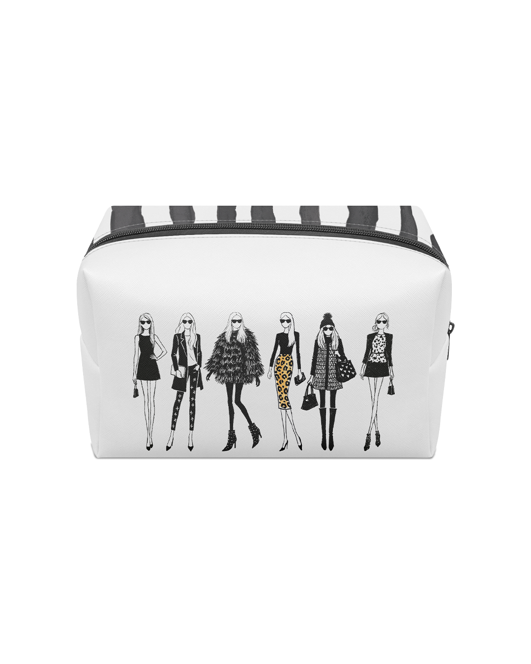6 "Ladies Who Lunch" Large Boxy Makeup Bags