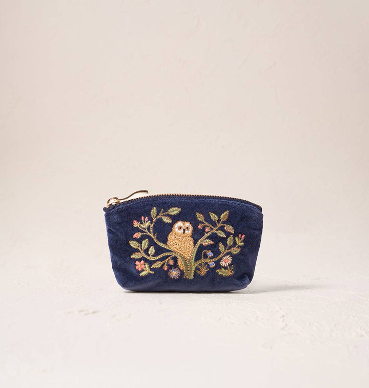 Elizabeth Scarlett Navy Tree of Life Coin Purse