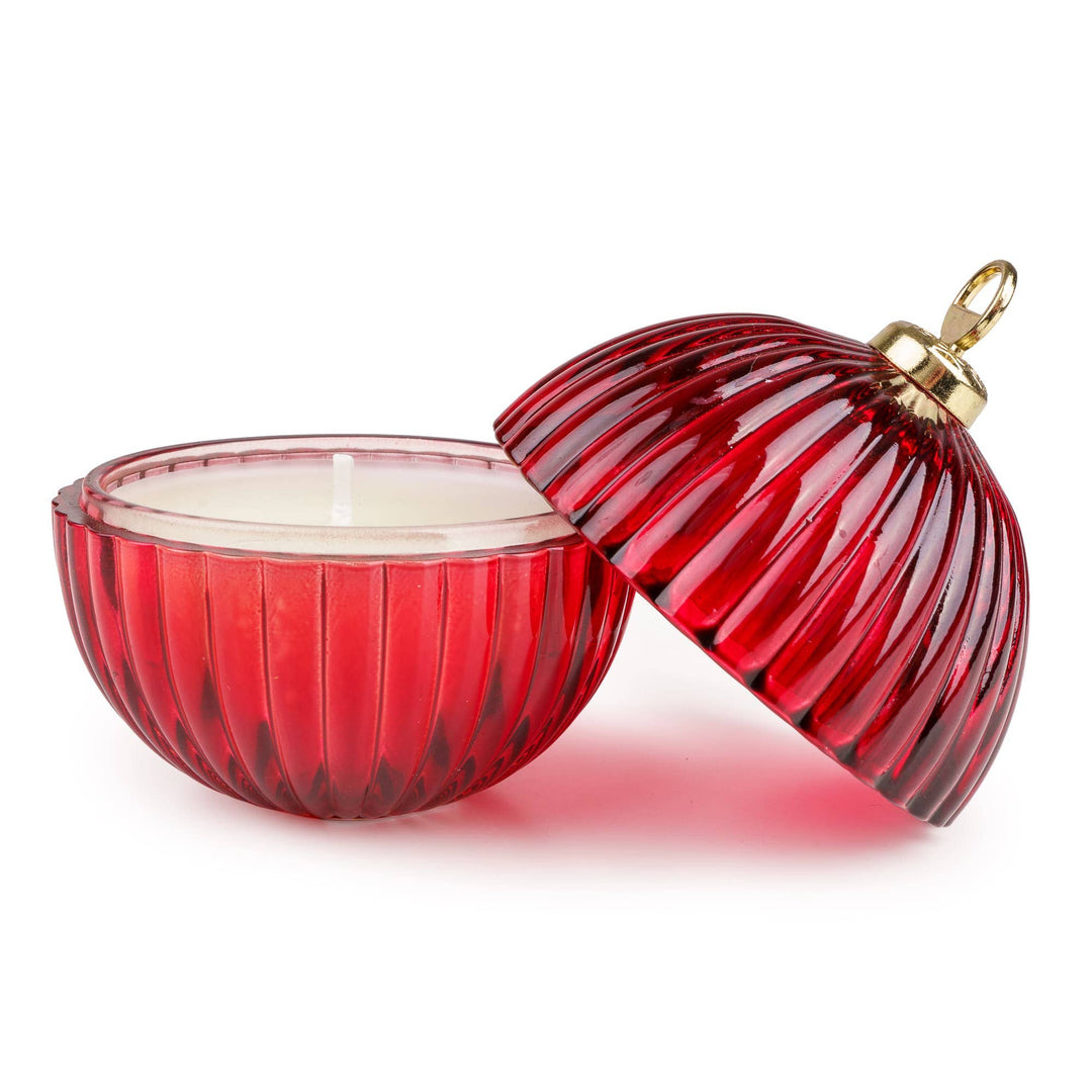 Small Bauble Glass Candle