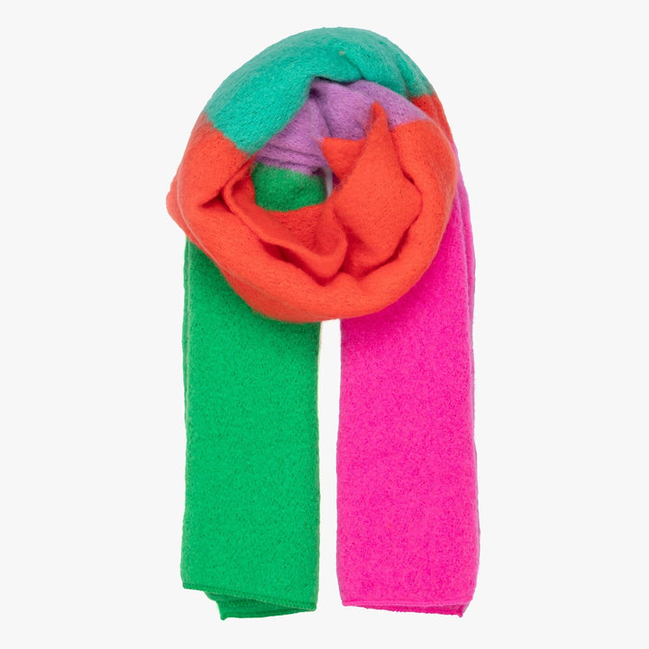 Vibrant Colour Block Heavyweight Scarf