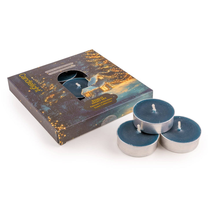 Set of 9 Tealights - Starlit Night Sky