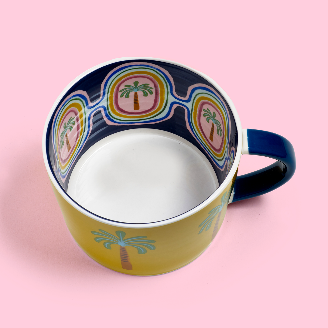 Eleanor Bowmer Electric Coast Palm Tree Mug