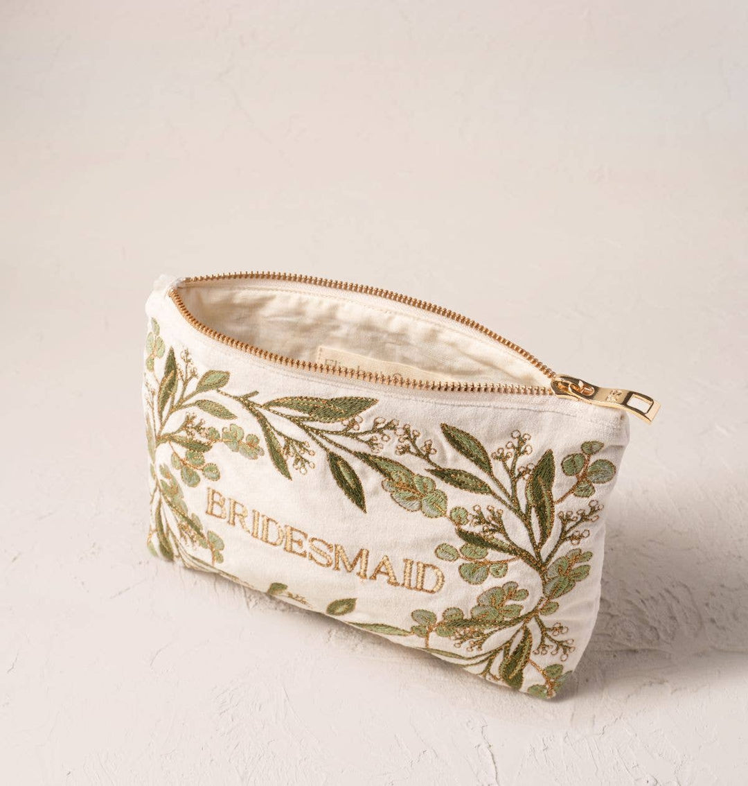Elizabeth Scarlett Olive Branch Bridesmaid Mini Pouch