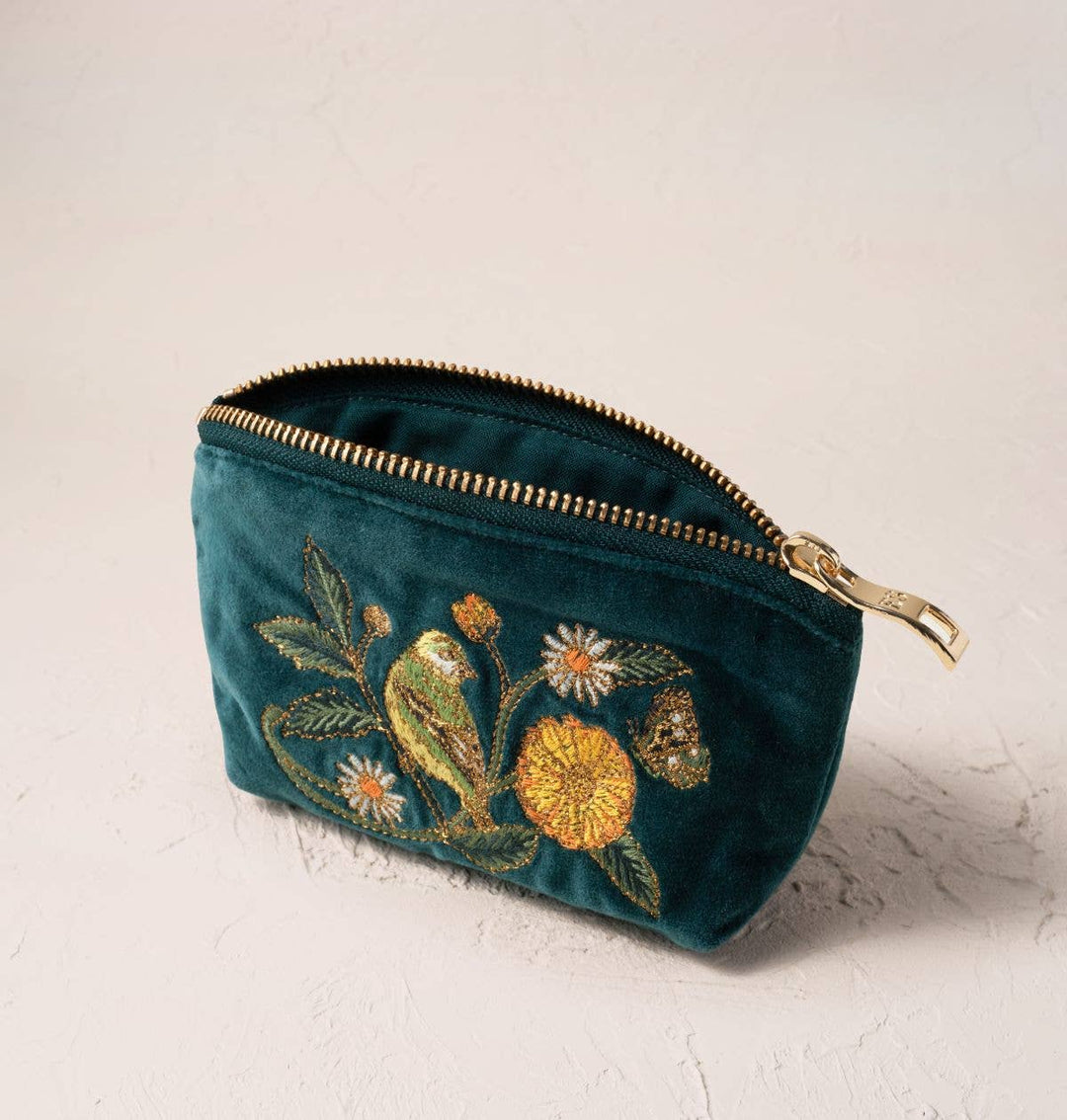 Elizabeth Scarlett Emerald Wild Garden Coin Purse
