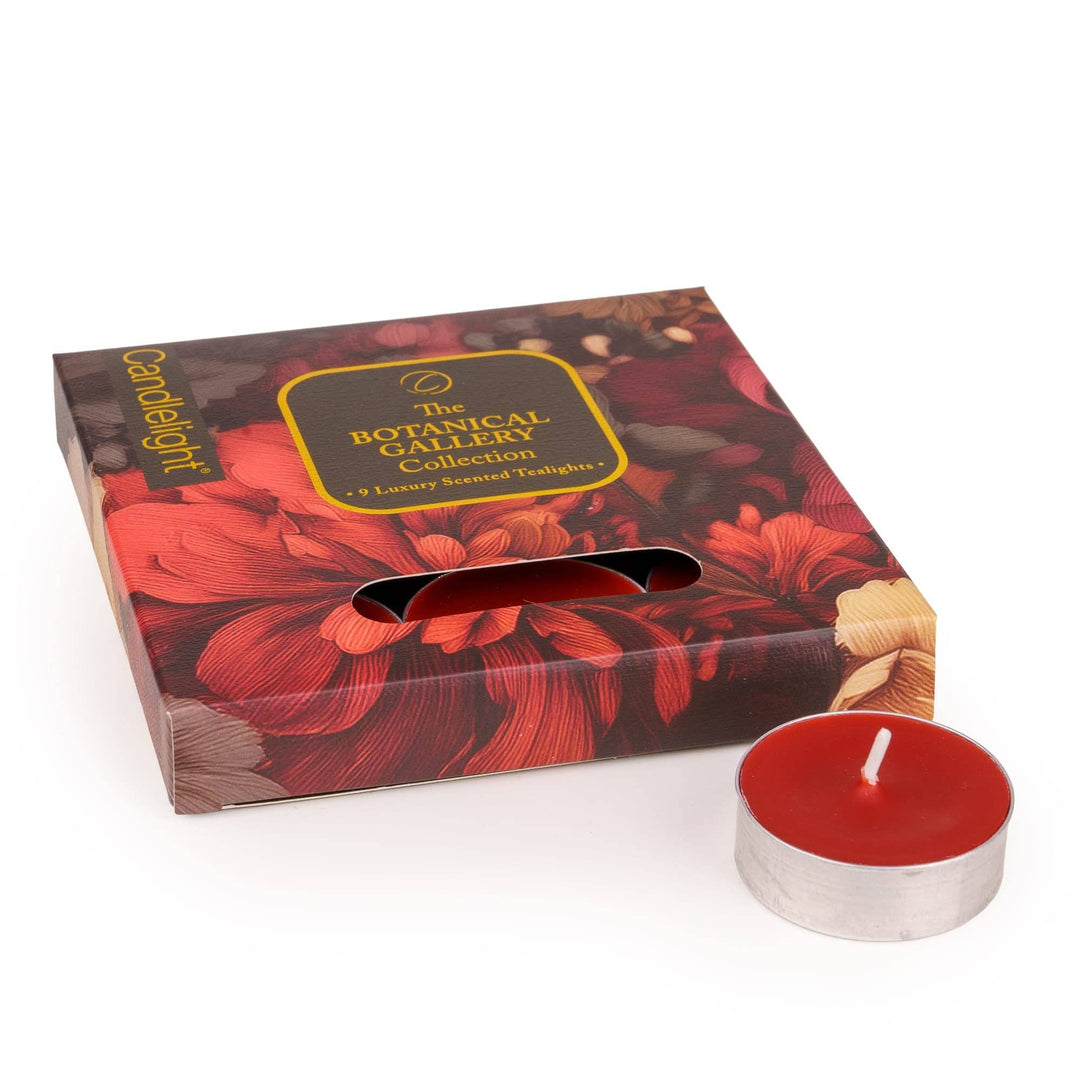 Set of 9 Tealights - Botanical Gallery